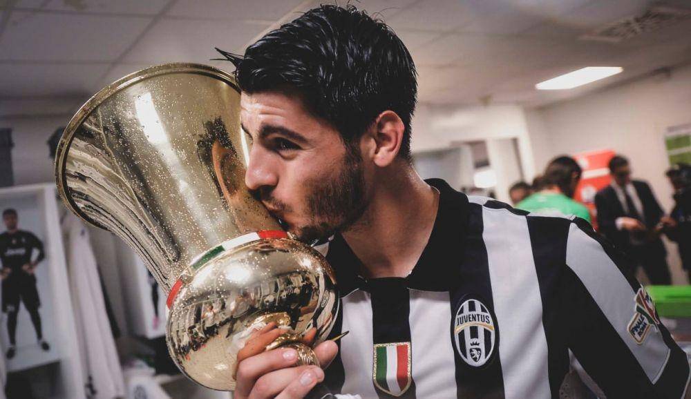 Alvaro Morata di periode pertama bersama Juventus (Website/juventus.com)