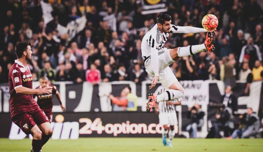 Alvaro Morata di periode pertama bersama Juventus (Website/juventus.com)