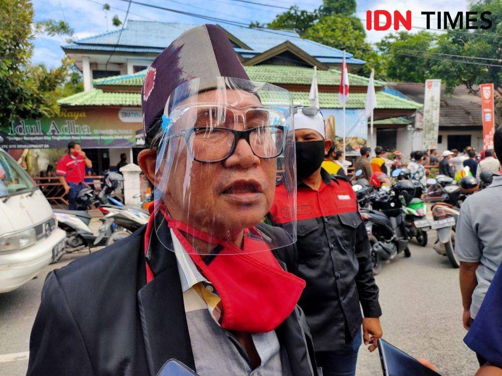 Ketua Persatuan Ormas Asli Kalimantan (POAK), Andien Syamsir (IDN Times /Hilmansyah)