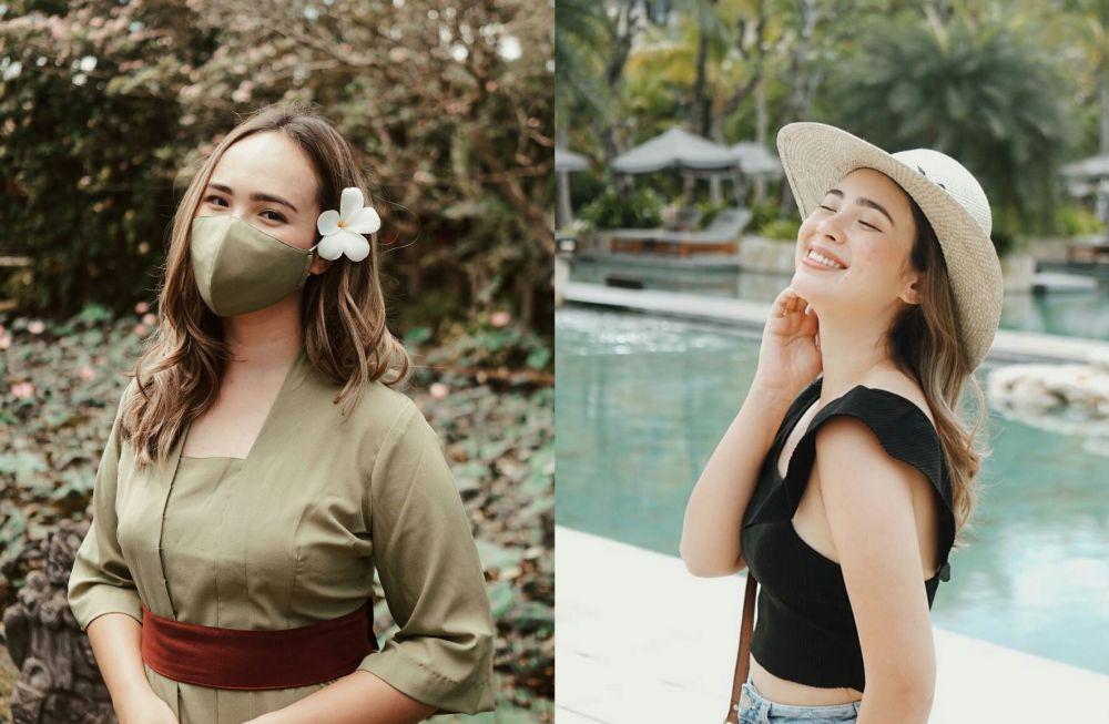 10 Potret Memesona Pamela Bowie saat Liburan ke Bali di Era New Normal