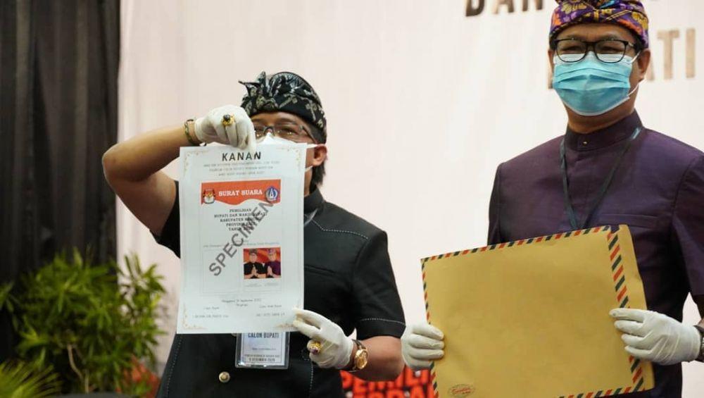 Sah! Paket GiriAsa Jadi Calon Tunggal di Pilbup Kabupaten Badung Bali