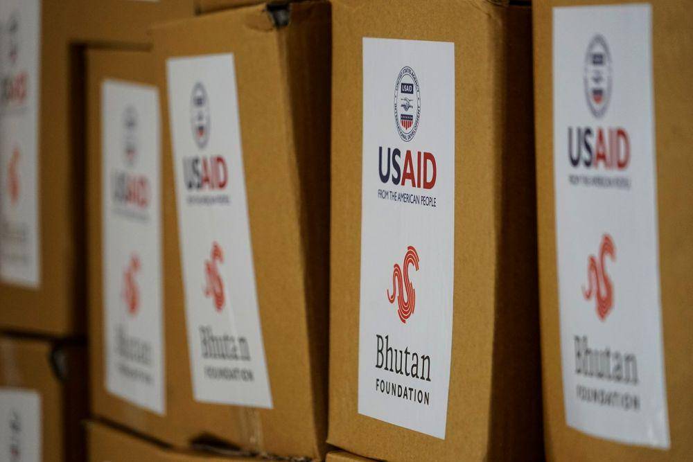 Salah satu contoh bentuk bantuan kemanusiaan dari USAID guna membantu menghadapi Pandemi COVID-19. twitter.com/USAID