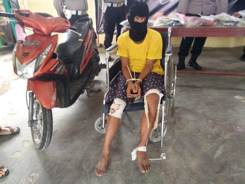 Polres Binjai saat menggelar Koprensi Pers, terkat penangkapan dan pembunuhan begal sadis (IDN Times/ Bambang Suhandoko)