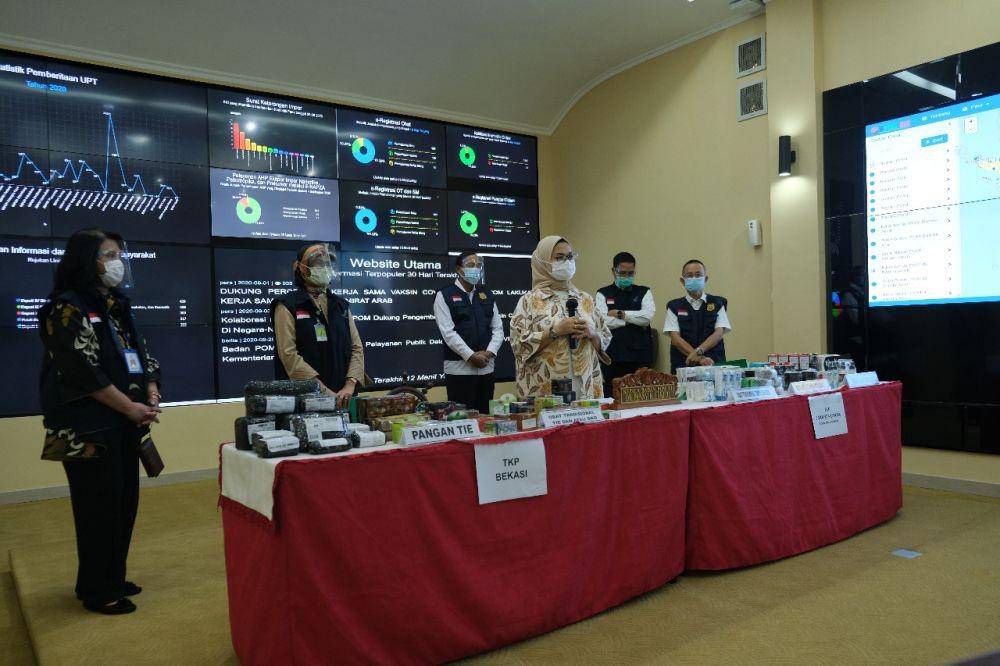 Kepala BPOM Penny K Lukito jabarkan penemuan obat ilegal (Dok. BPOM)