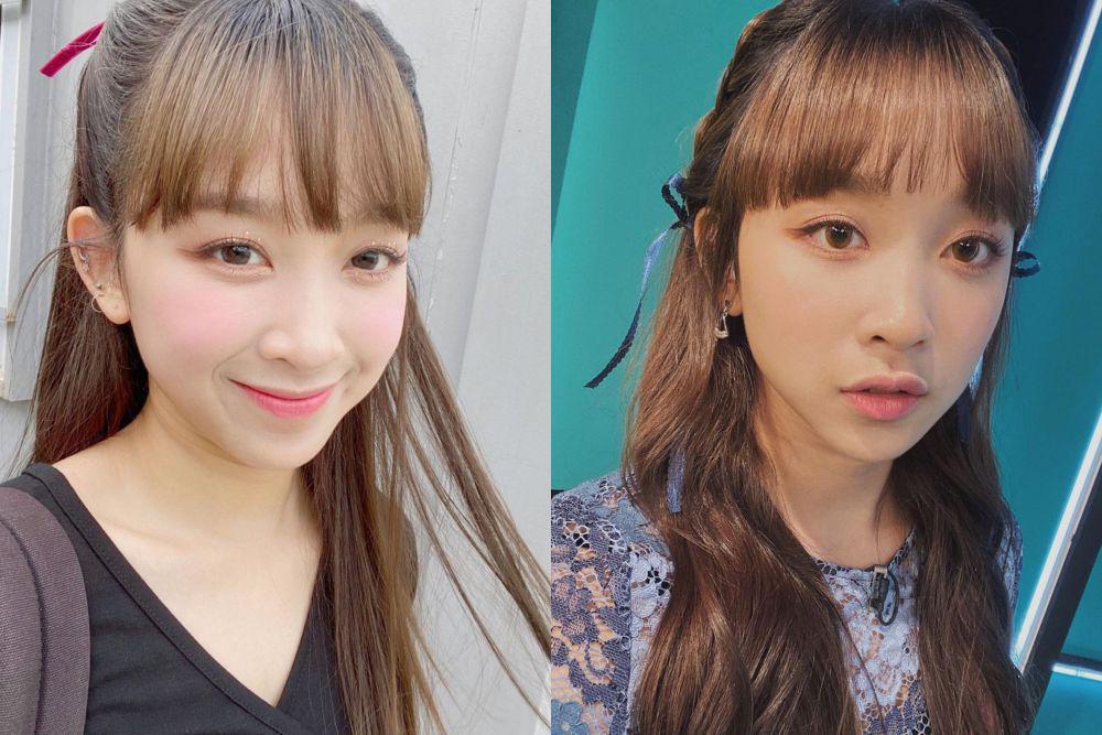 10 Potret Dita Secret Number Tampil Menawan dengan Rambut Cokelat
