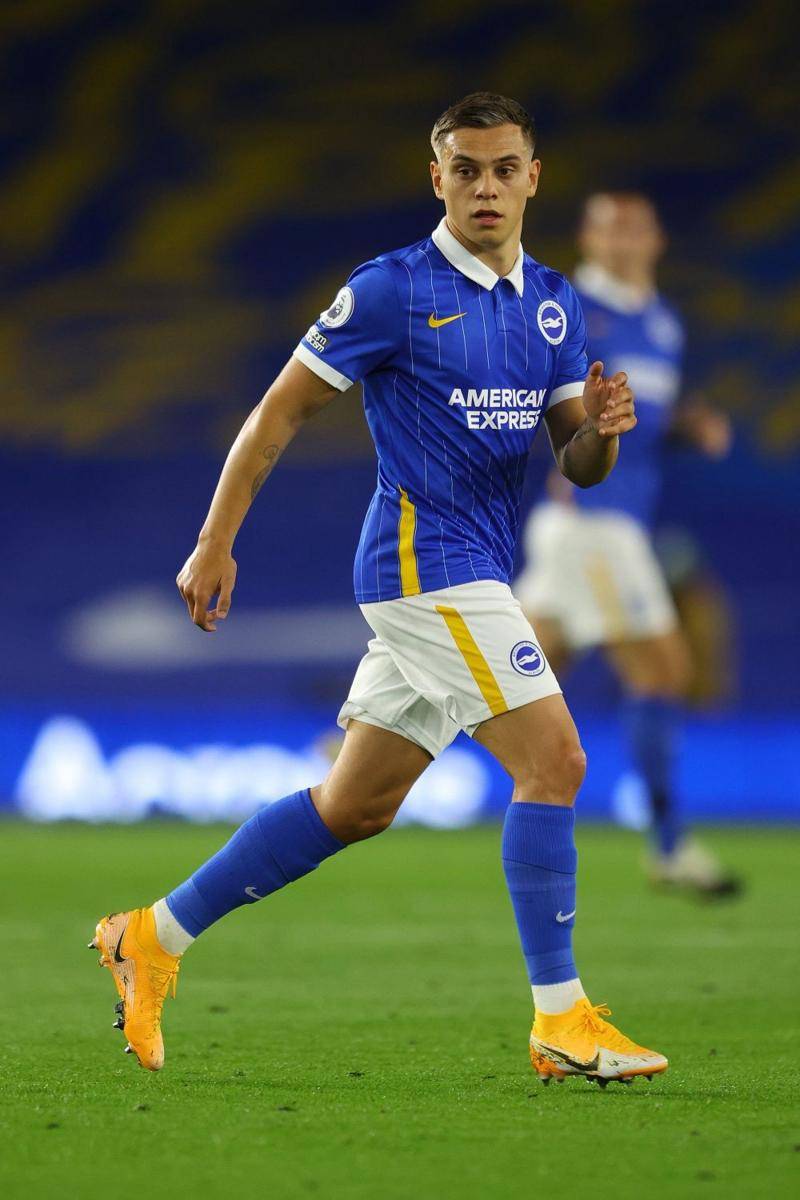 Pemain Brighton, Leandro Trossard. Twitter/@OptaJoe