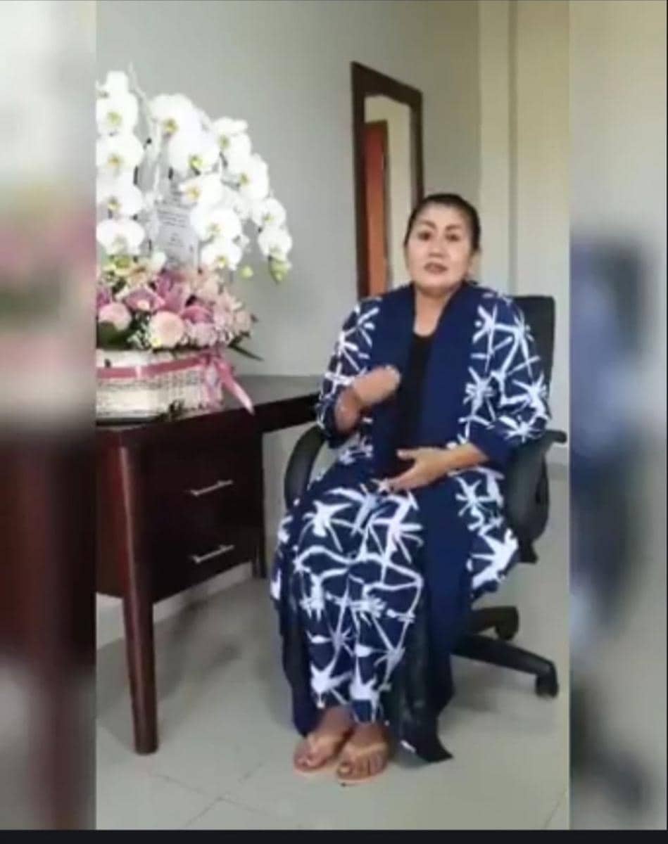 Putri Suastini Koster meminta agar penderita COVID-19 bersikap tenang (Dok.IDN Times/istimewa))
