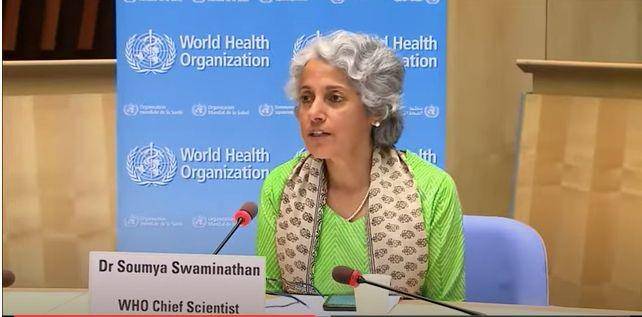 Ahli ilmuwan WHO Dr. Soumya Swaminathan (Tangkapan layar YouTube)