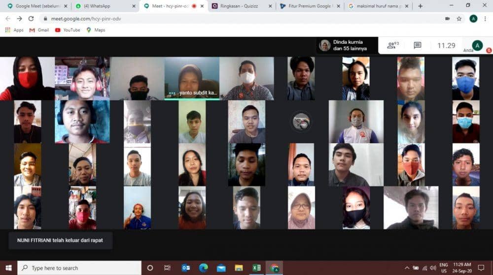 Seminar online safety riding dari Honda untuk mahasiswa di Medan (Dok. IDN Times)
