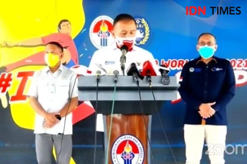 Tangkapan layar - Konferensi pers PT Liga Indonesia Baru (LIB) terkait persiapan Liga 1 (IDN Times/Ilyas Mujib)