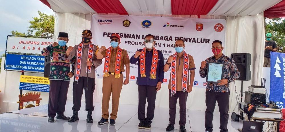 Pertamina Operasikan Tiga SPBU BBM Satu Harga di Lampung Barat