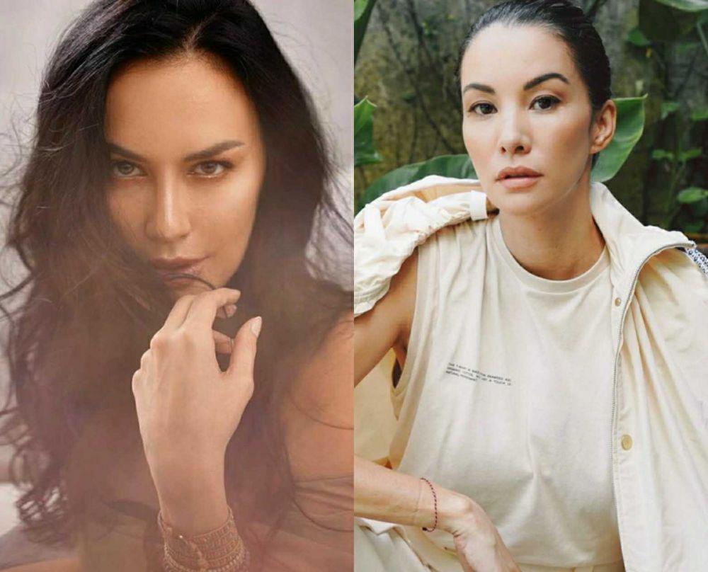 10 Potret Adu Pesona Nadya Hutagalung dan Sophia Latjuba, Pilih Mana?