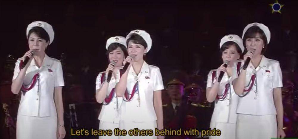 Girlband dari Korea Utara Moranbong Band (Tangkapan layar YouTube)