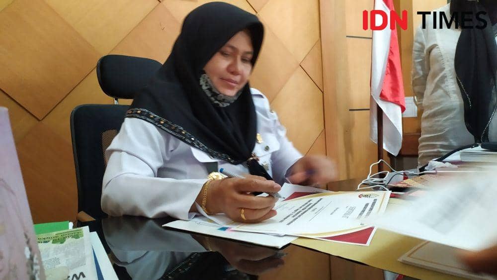 Kepala Dinas P3APPKB Sulsel, DR.dr. Hj. Fitriah Zainuddin, M.Kes. IDN Times/Sahrul Ramadan