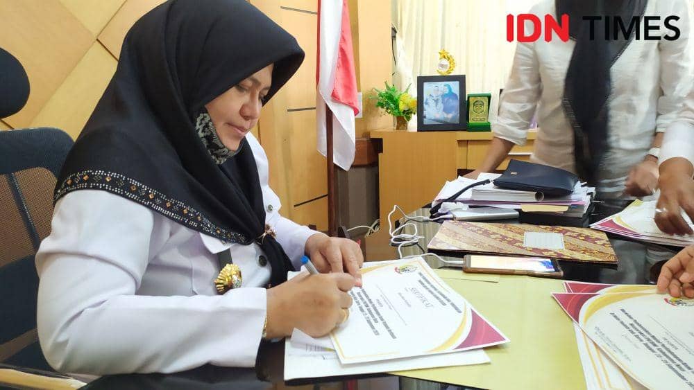 Kepala Dinas P3APPKB Sulsel, DR.dr. Hj. Fitriah Zainuddin, M.Kes. IDN Times/Sahrul Ramadan