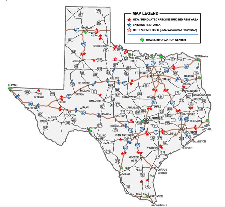 Ilustrasi Texas (www.txdot.gov)