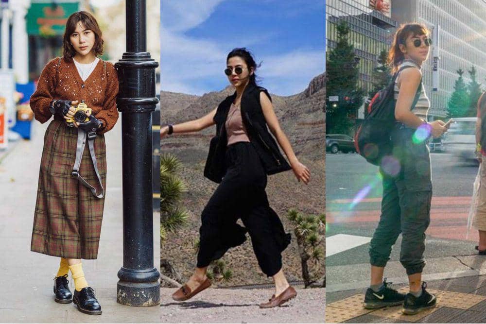 10 Inspirasi Mix and Match Outfit Street Style ala Adinda Thomas