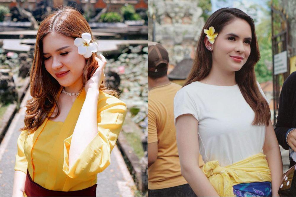 Bak Gadis Bali, Intip 10 Potret Menawan Artis Berlibur di Pulau Dewata