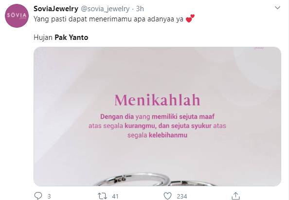 Screenshot Twitter terkait Pak Yanto (Dok. IST)