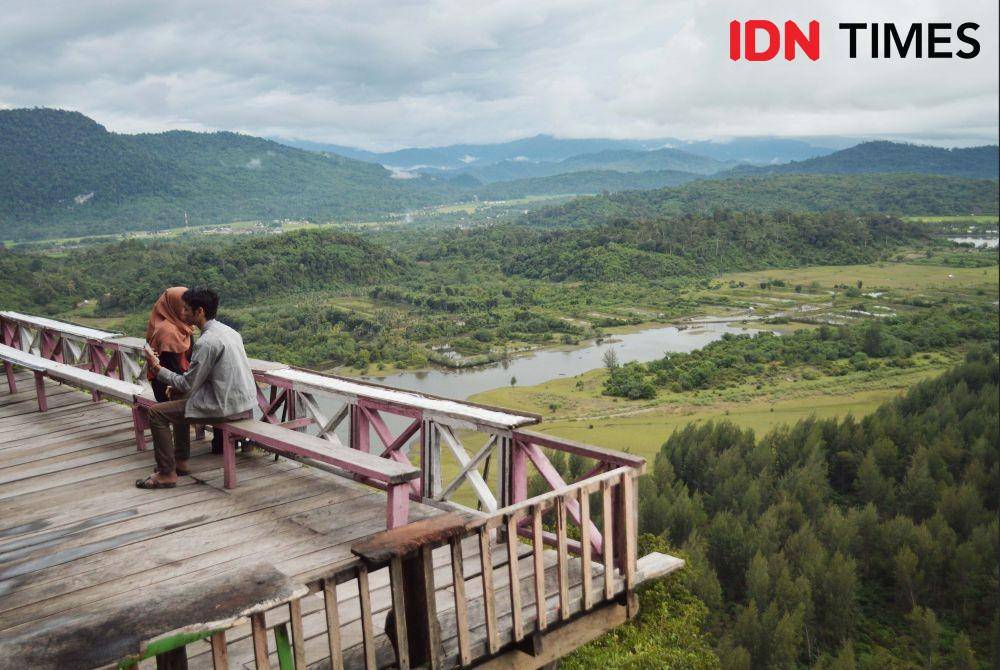 Destinasi wisata Puncak Gunung Geurute di Kabupaten Aceh Jaya, Aceh (IDN Times/Saifullah)