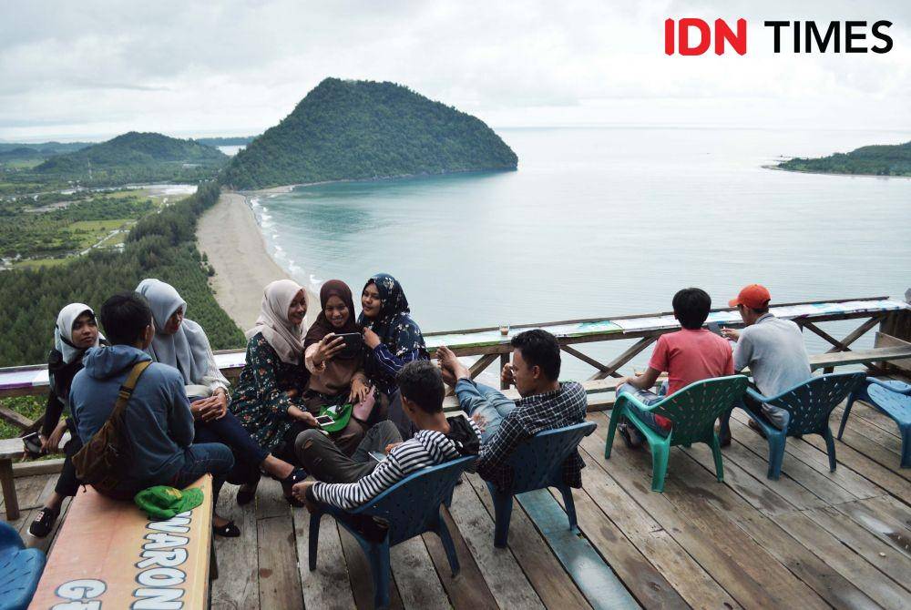 Destinasi wisata Puncak Gunung Geurute di Kabupaten Aceh Jaya, Aceh (IDN Times/Saifullah)