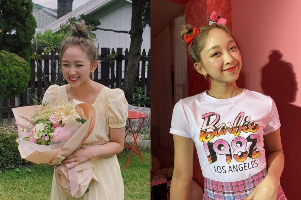 Jadi Model Kosmetik Korea, 10 Potret Glowing Dita Karang Secret Number
