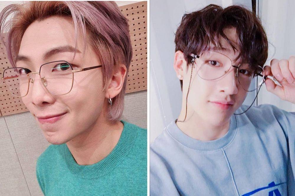 RM BTS (kiri) & Bang Chan Stray Kids (kanan) (instagram.com/rm_bighitentertainment & instagram.com/realstraykids))