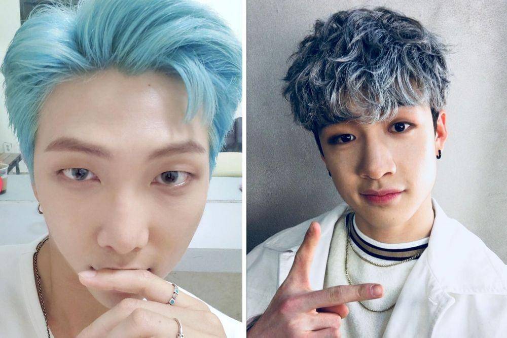 RM BTS (kiri) & Bang Chan Stray Kids (kanan) (instagram.com/rm_bighitentertainment & instagram.com/realstraykids)