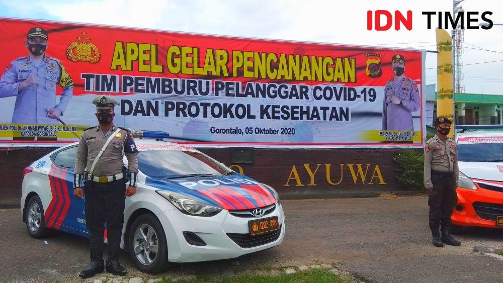 Warga Gorontalo, Polda Bentuk Tim Pemburu Pelanggar Protokol COVID-19