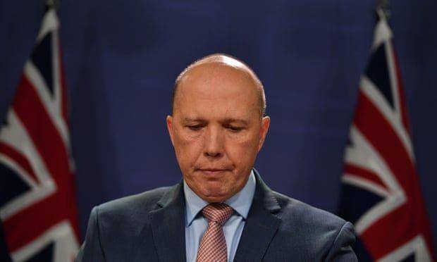 Menteri Dalam Negeri Peter Dutton (AAP/Dean Lewins)