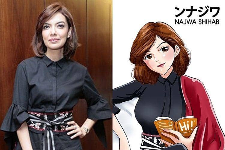 9 Potret Najwa Shihab Mirip Karakter Anime, Keren Banget!