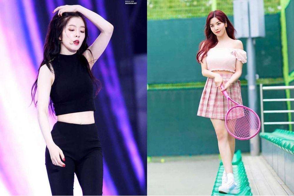 Punya Visual Sama, 10 Adu Gaya Irene Red Velvet dan Eunbi IZ*ONE
