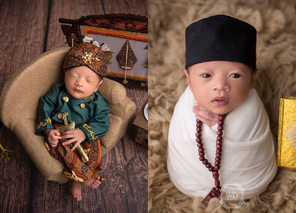 10 Potret New Born Eren Anak Wayan Ixora dan Adinda Amira, Menawan!