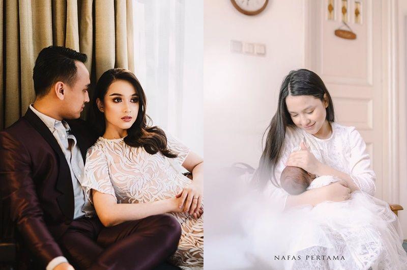 Mama Muda Baru, 10 Potret Anjani Dina 'Dunia Terbalik' Momong Anak