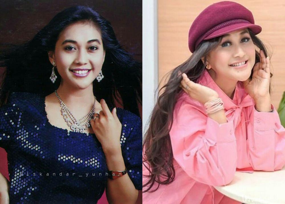 13 Potret Dulu dan Kini Ratu Film dan Sinetron tahun 80-an