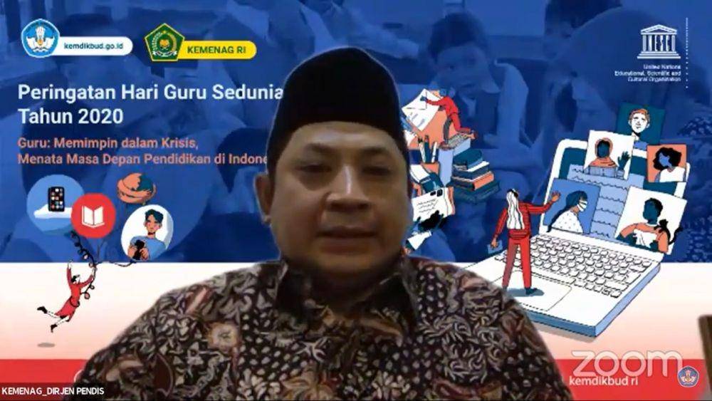 Dirjen Pendidikan Islam (Pendis) Kemenag RI, Muhammad Ali Ramdhani (YouTube/KEMENDIKBUD RI)