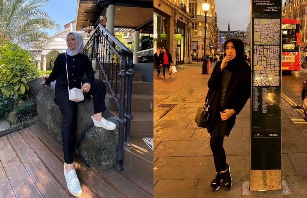 9 Adu Gaya Diena Risty Vs Shanty Denny, Istri Pelawak nan Modis!