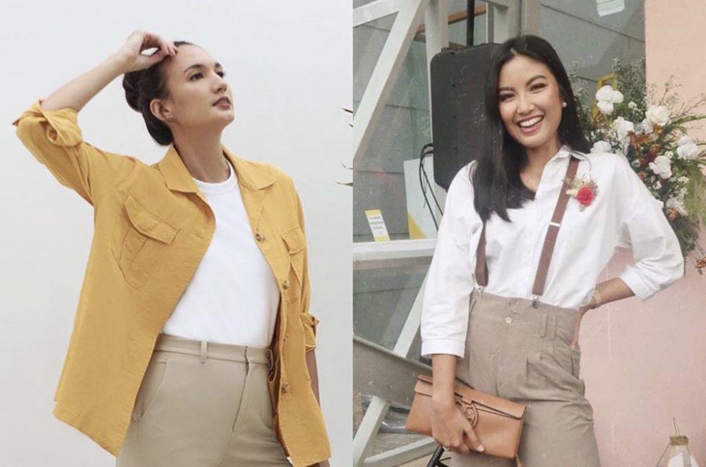Menginspirasi, 10 Adu Pesona Nadine Chandrawinata dan Zivanna Letisha