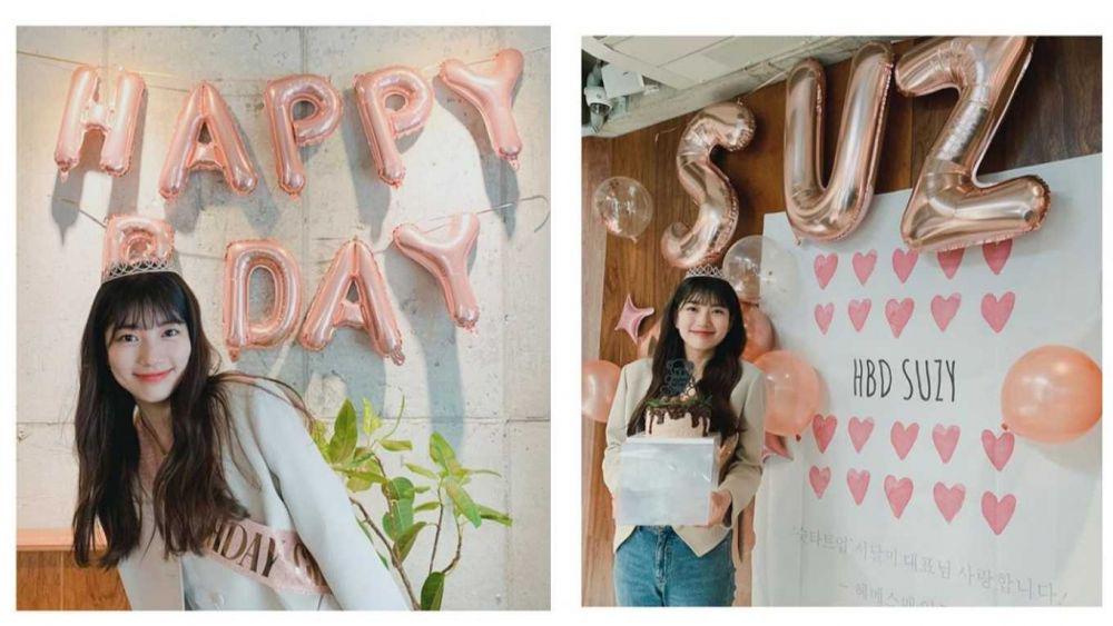 9 Momen Bahagia Bae Suzy Saat Mendapat Kejutan Ultah Ke-26 dari Tim