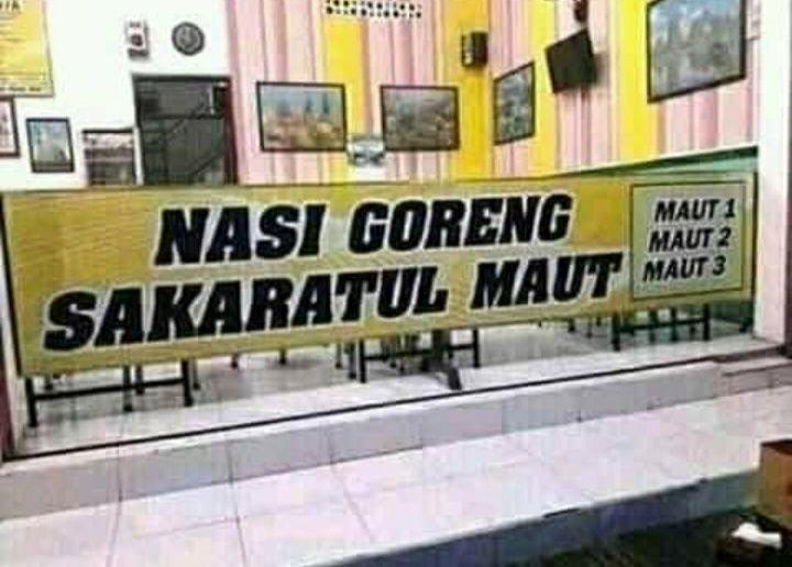 Gereget! 10 Nama Tempat Makan Ini Terlalu Nyeleneh dan Pancing Emosi