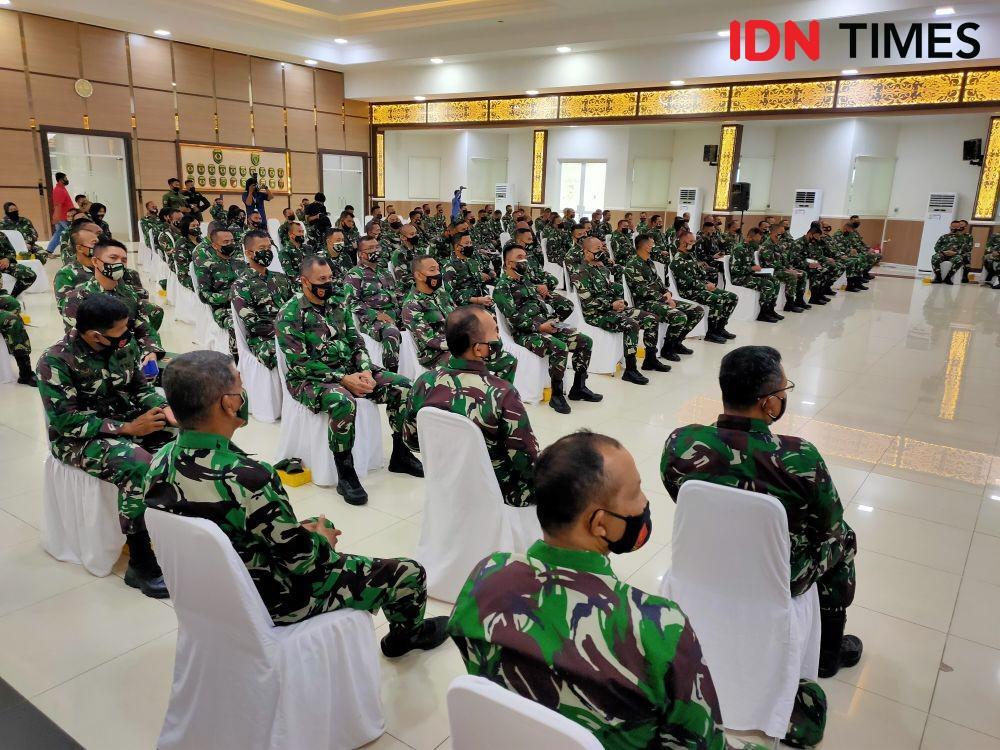Kedatangan Pangdam Mulawarman Baru Mayjen TNI Teguh Pudjo Rumekso