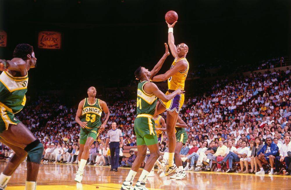 Legenda basket LA Lakers, Kareem Abdul-Jabbar. (nba.com