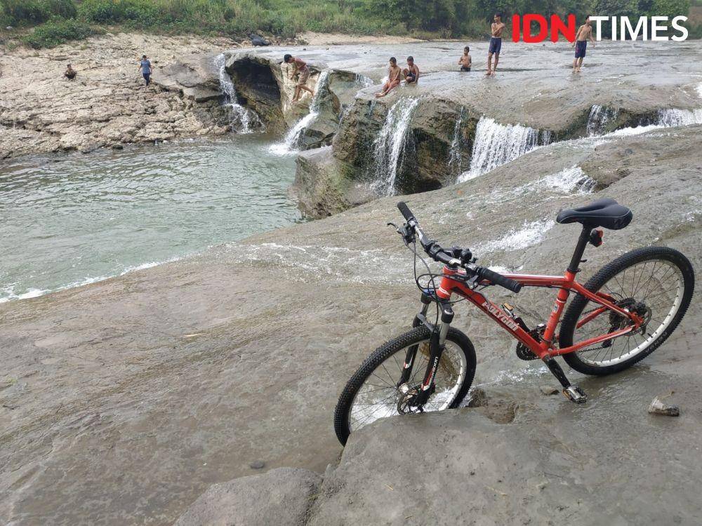 ilustrasi sepeda, ilustrasi MTB, jalur MTB (IDN Times/Dwi Agustiar)