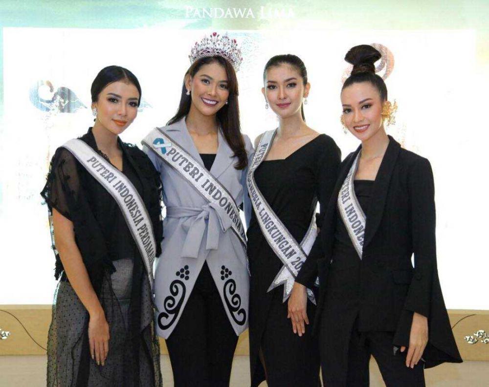 Idaman Pageant Lovers, 10 Potret Kompak Bunga, Kevin, Nina, dan Dea
