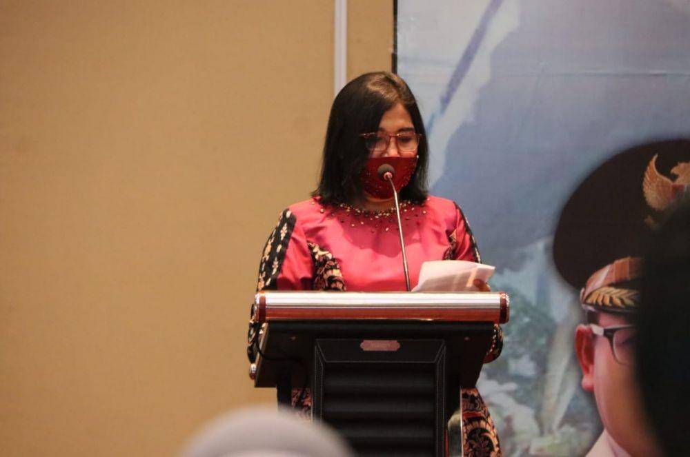 Arahan untuk pemuda Malang dari Kepala Disporapar, Ida Ayu Made Wahyuni. Dok.Humas Pemkot Malang