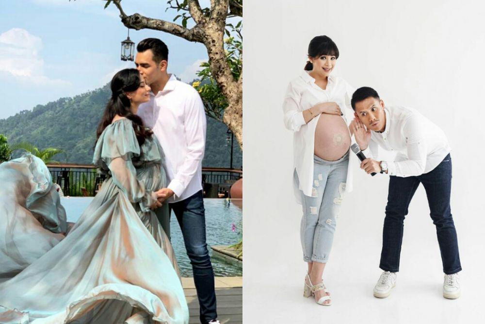 9 Pemotretan Mesra Pasangan Artis yang Menanti Anggota Keluarga Baru