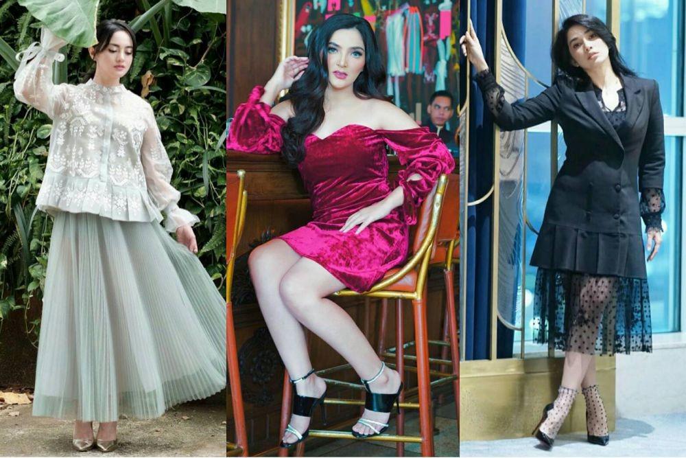 5 OOTD Feminin ala Geng Ashanty dengan Dress dan Rok, Gak Kalah Gaya!