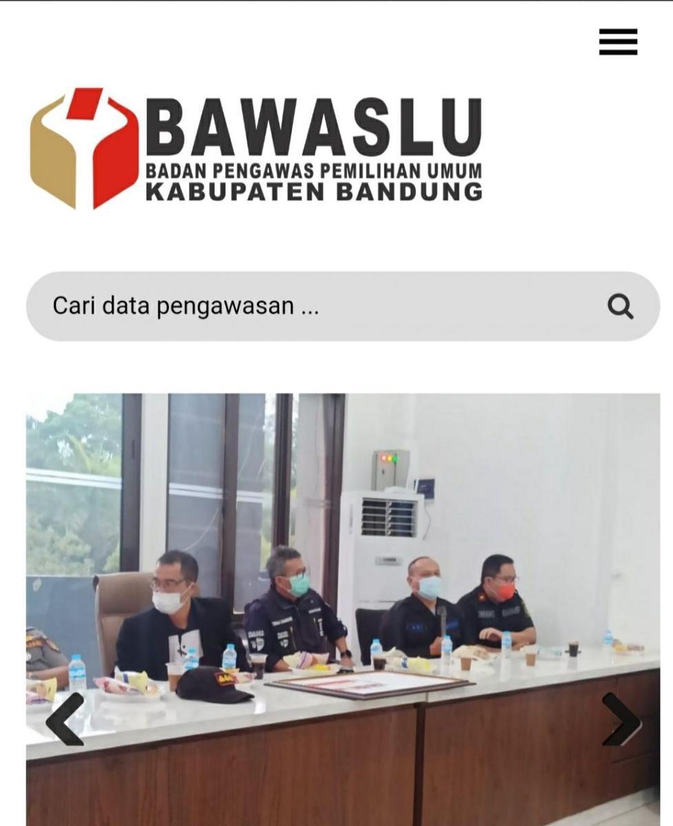 Sempat Diretas, Laman Bawaslu Kabupaten Bandung Kembali Normal