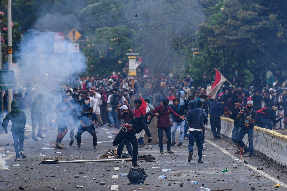Kapolda Metro: Pelajar Ikut Demo Ciptaker Sebagai Bentuk Solidaritas