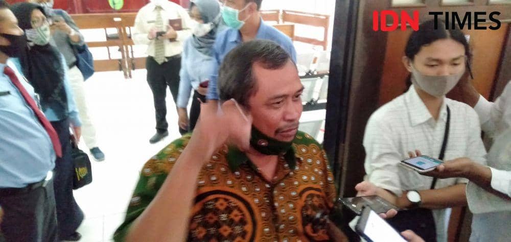 Kuasa hukum Bupati Bantul Suharsono, Muhammad Syafei. IDN Times/Daruwaskita